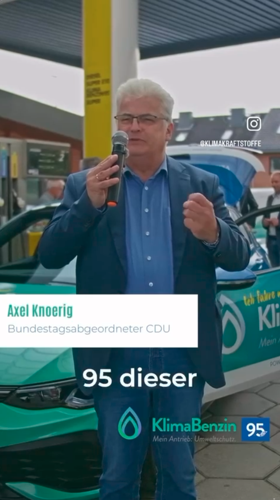 Axel Knoerig zum neuen KlimaBenzin95