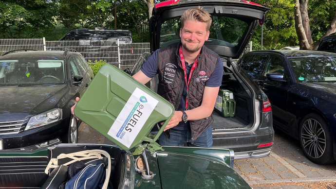 Oldtimer-Rallye “Rund um Berlin”: 1. Platz mit E-Fuels