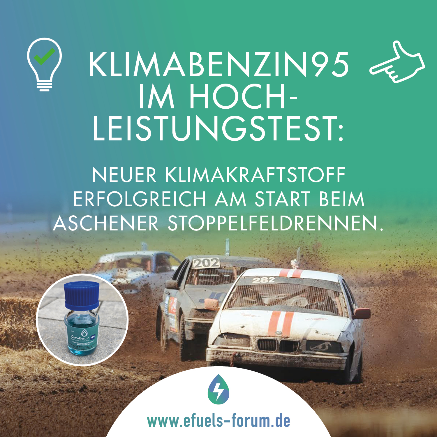 Erfolgreicher Hochleistungstest für KlimaBenzin95
