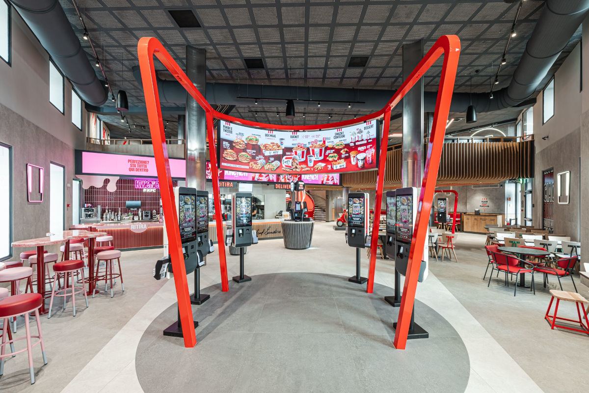 Rom: KFC präsentiert Avantgarde-Konzept