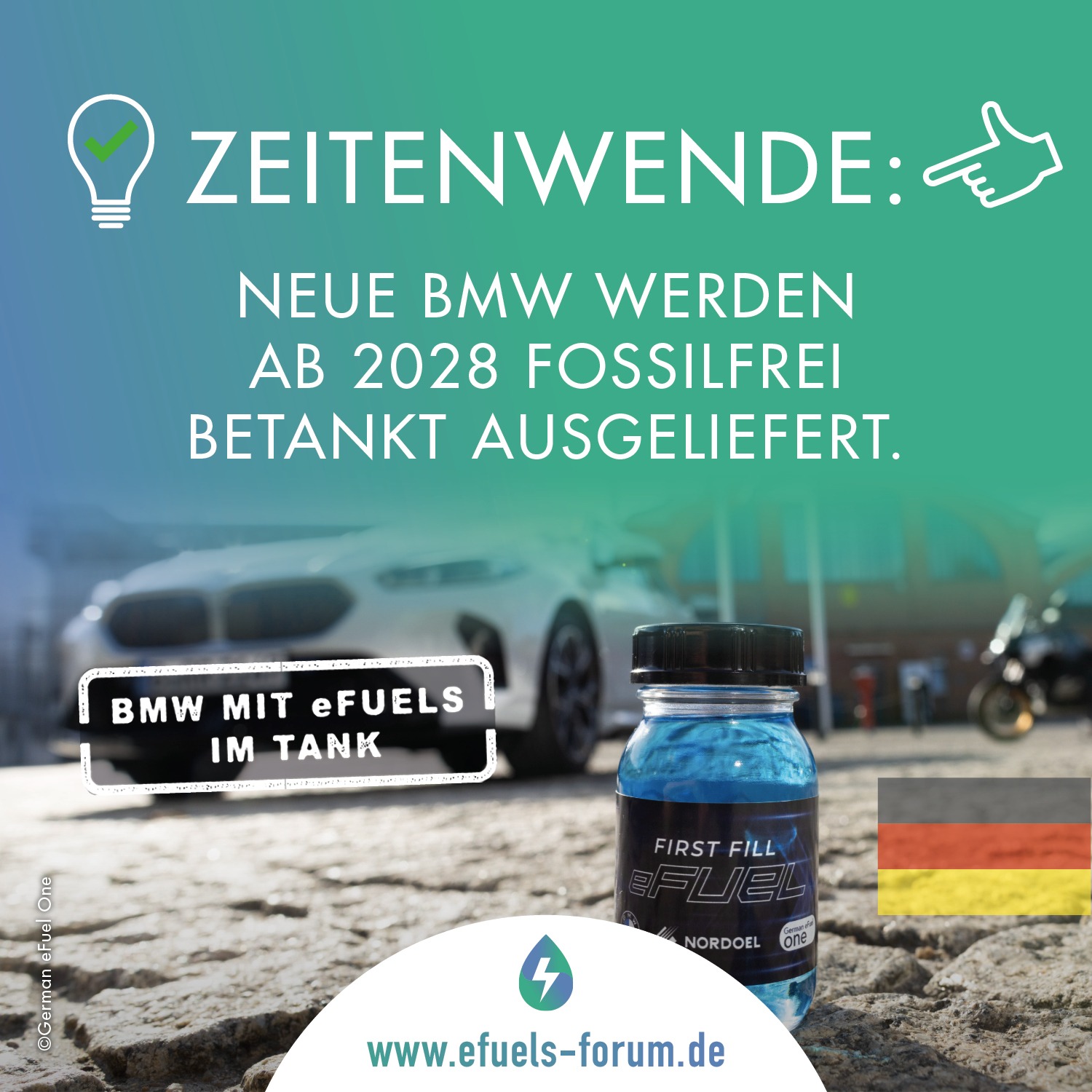 eFuels sollen bei BMW eingesetzt werden