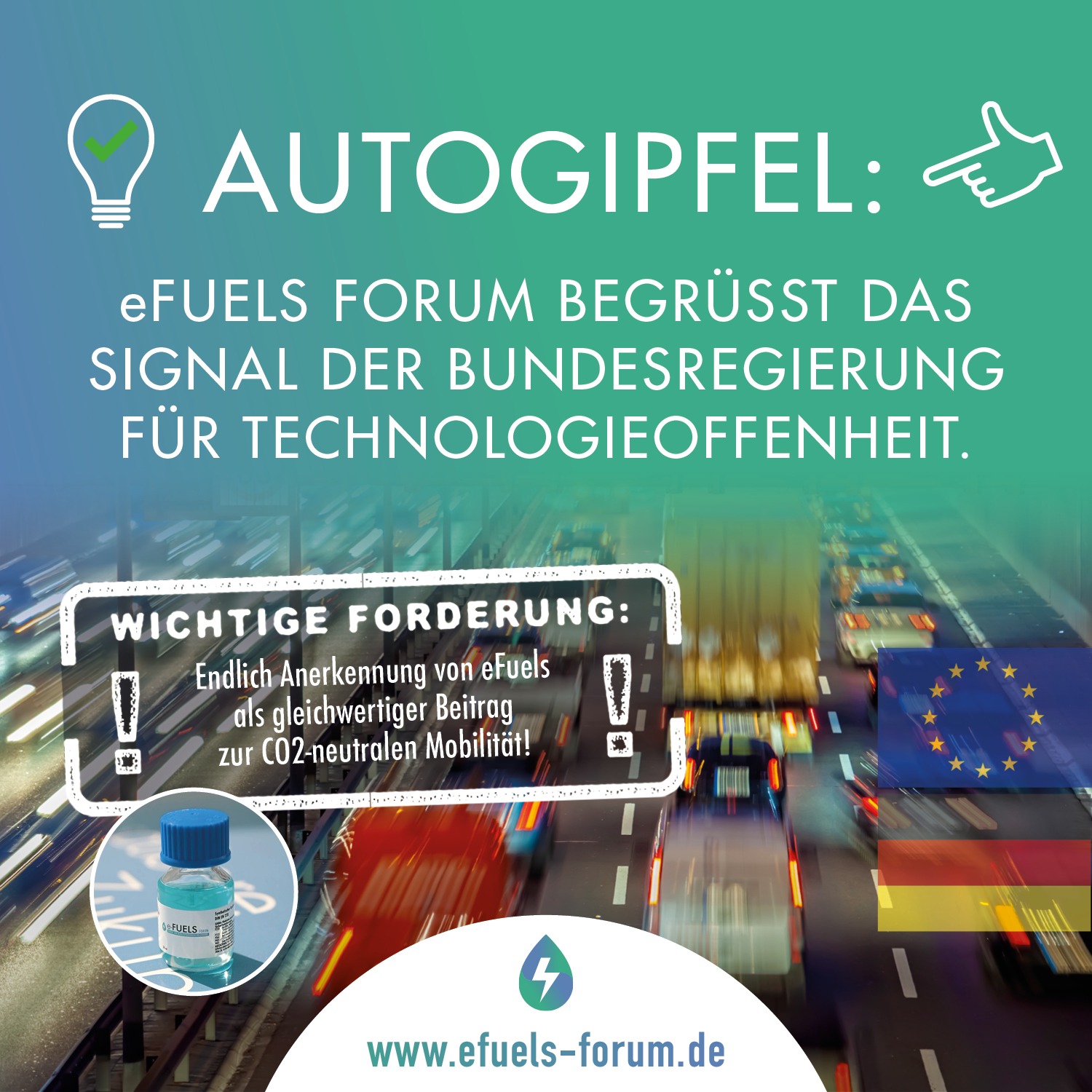 Technologieoffenheit statt Einbahnstraße – Fuels Forum begrüßt Signal der Bundesregierung für Technologieoffenheit