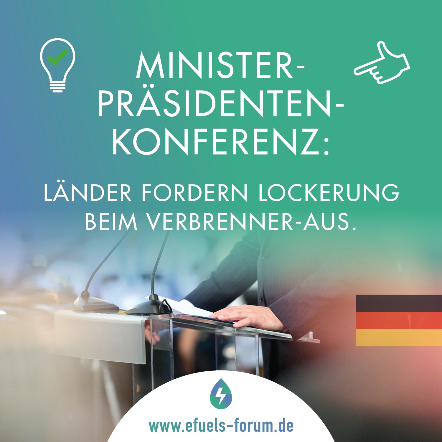 Ministerpräsidentenkonferenz: Länder fordern Lockerung beim Verbrenner-Aus