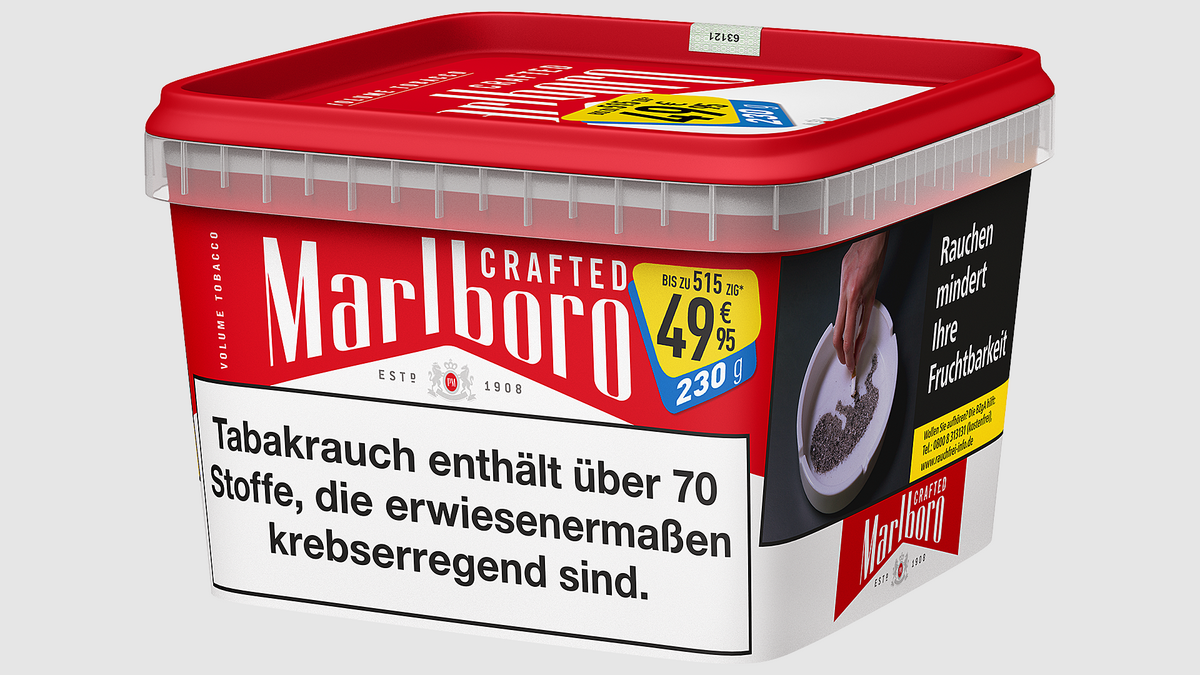 Zum gleichen Preis: Marlboro Crafted Feinschnitt mit mehr Inhalt