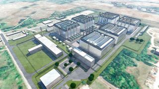 Die Schwarz-Gruppe, Muttergesellschaft von Lidl und Kaufland, plant einen Rechenzentrumscampus in brandenburgischem Lübbenau. Auf dem 13 Hektar großen Gelände sind sechs Gebäude geplant, die zusammen insgesamt 200 Megawatt (MW) liefern sollen. (Bild: Schwarz Digits)