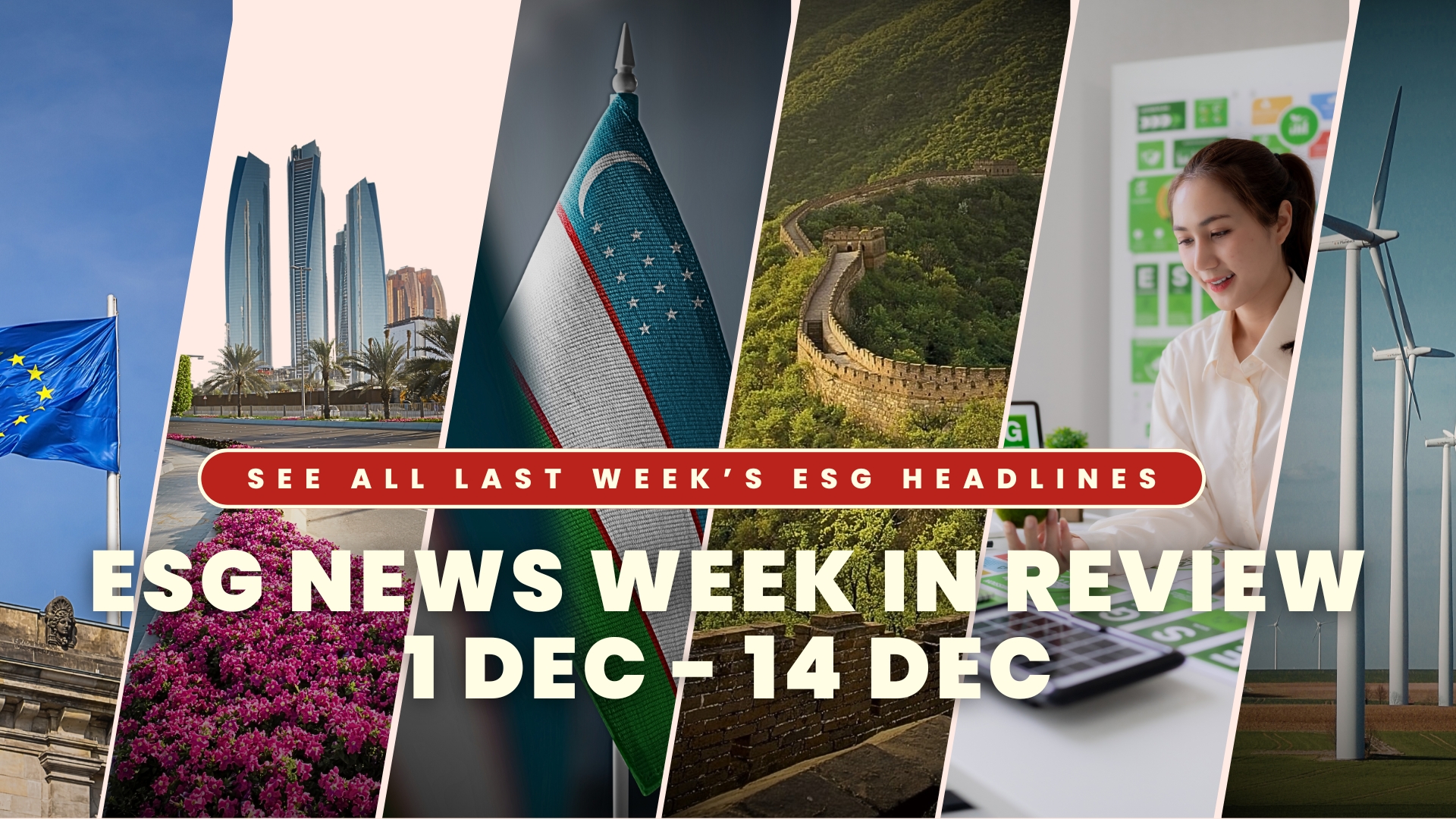 ESG News Week In Review: 1 December – 14 December