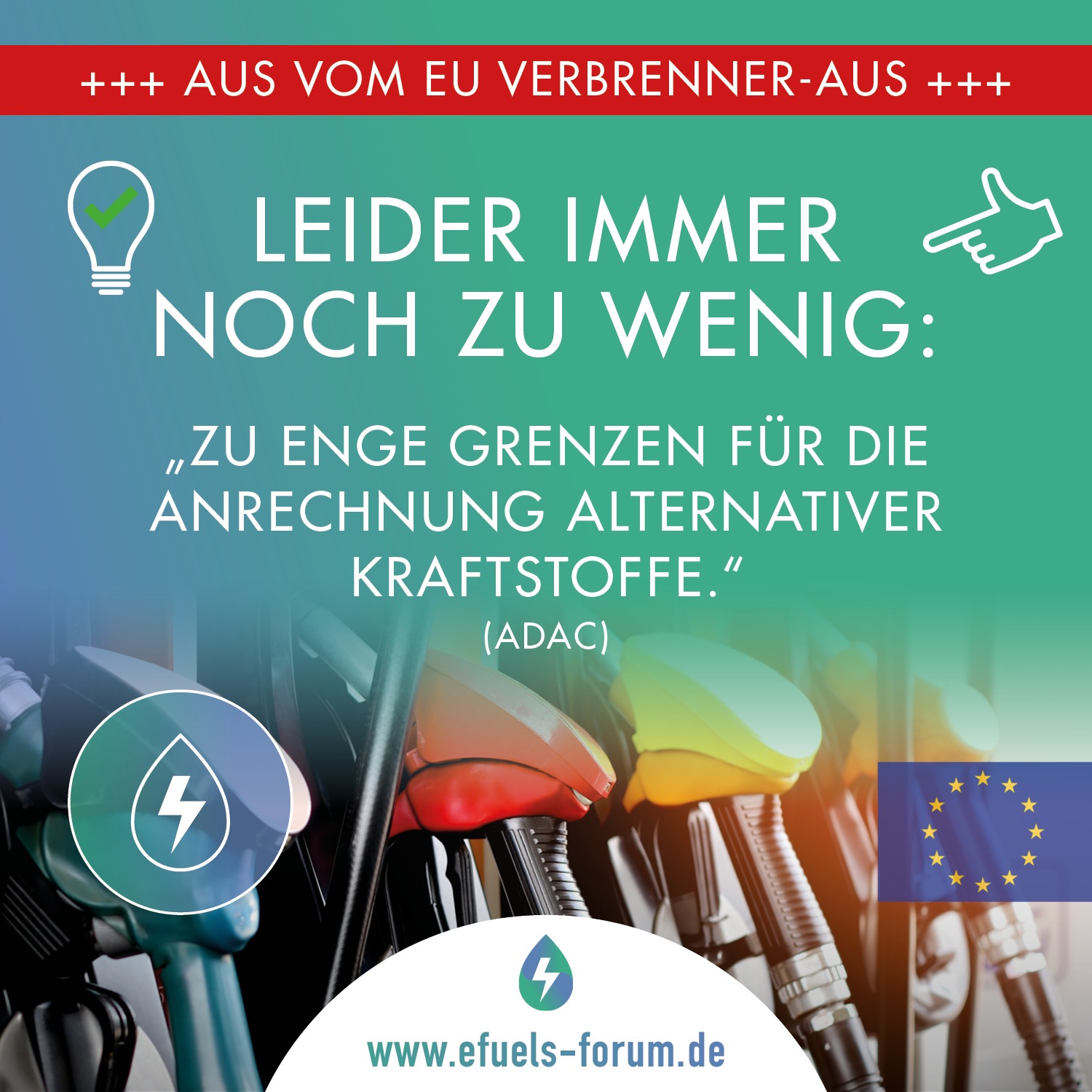 ADAC begrüßt und kritisiert den aktuellen EU Vorschlag zum Verbrenner-Aus