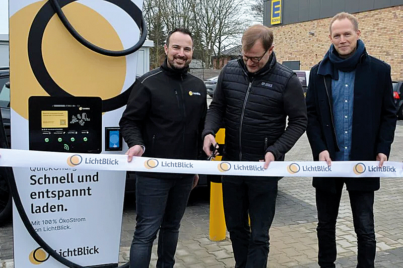 LichtBlick und GP JOULE eröffnen ersten gemeinsamen Schnelllade-Standort