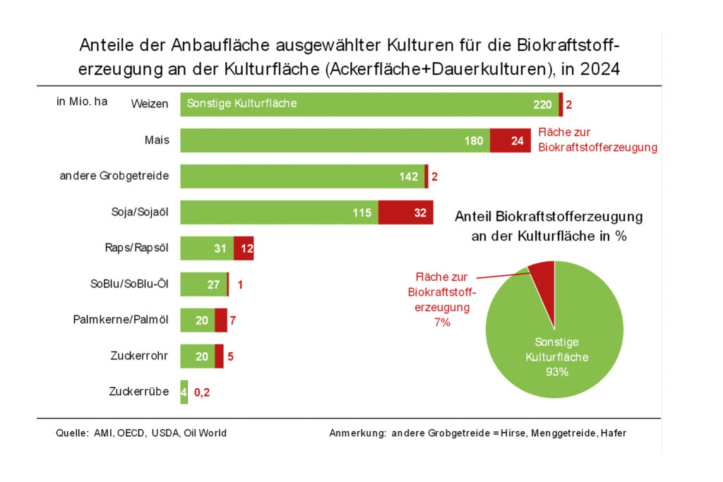 UFOP: Rohstoffanbau für Biokraftstoffe puffert das Angebot für die globale Ernährung