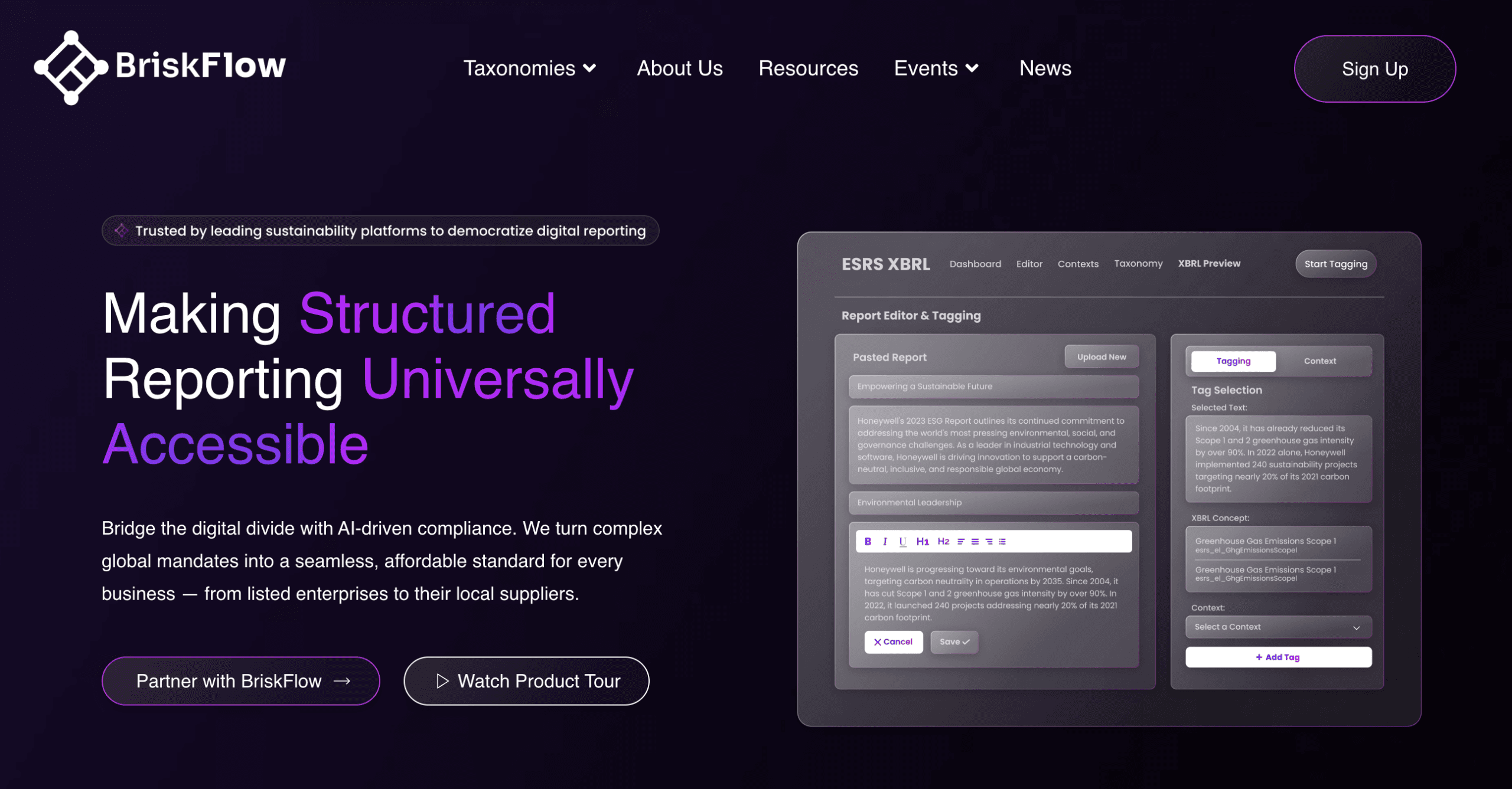 Why Sustainability Platforms Are Partnering on XBRL Instead of Building It