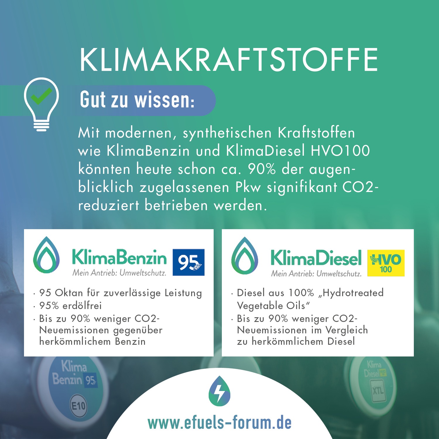 KlimaKraftstoffe machen Verbrennerverbot überflüssig