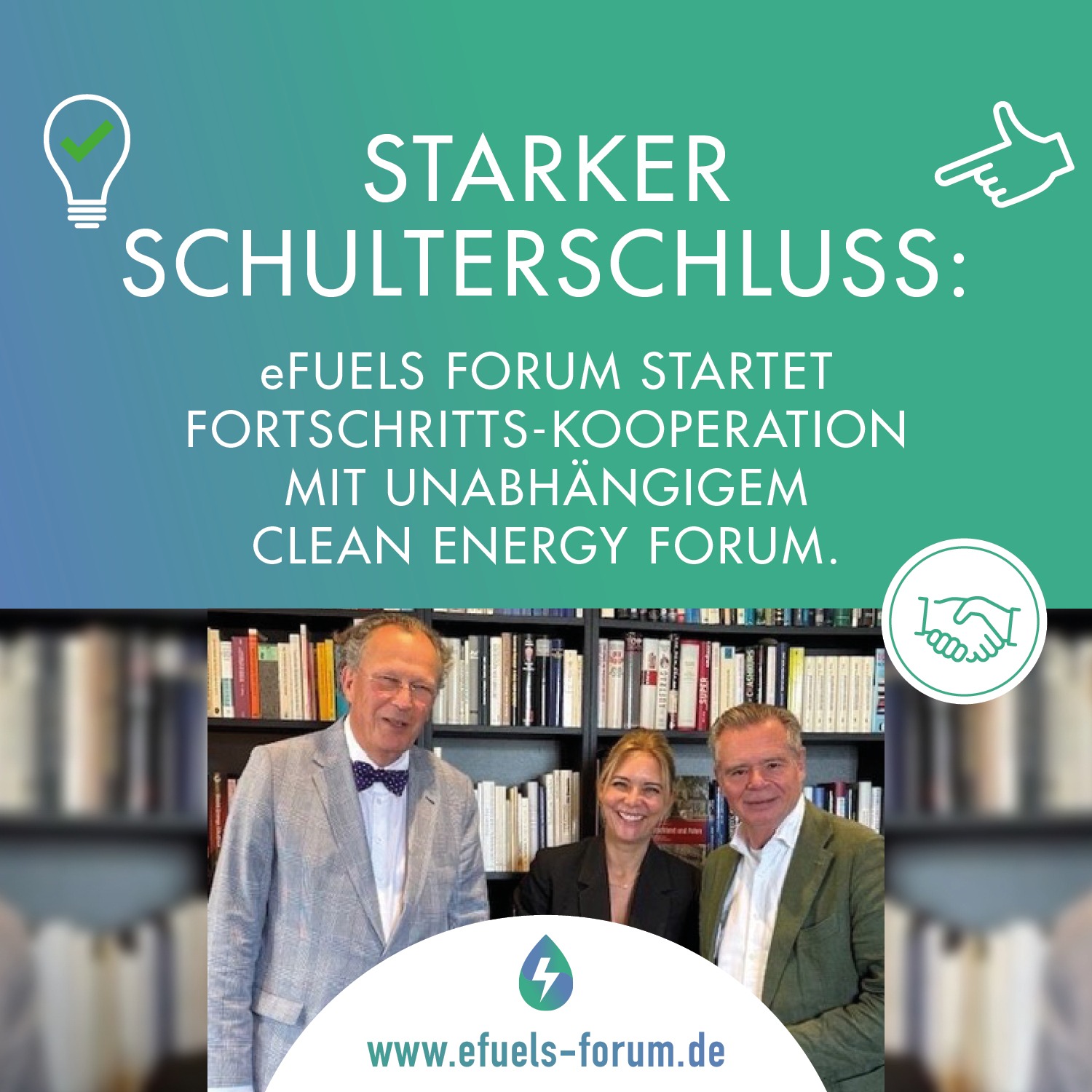 Schulterschluss mit unabhängiger Denkfabrik „Clean Energy Forum (CEF)“