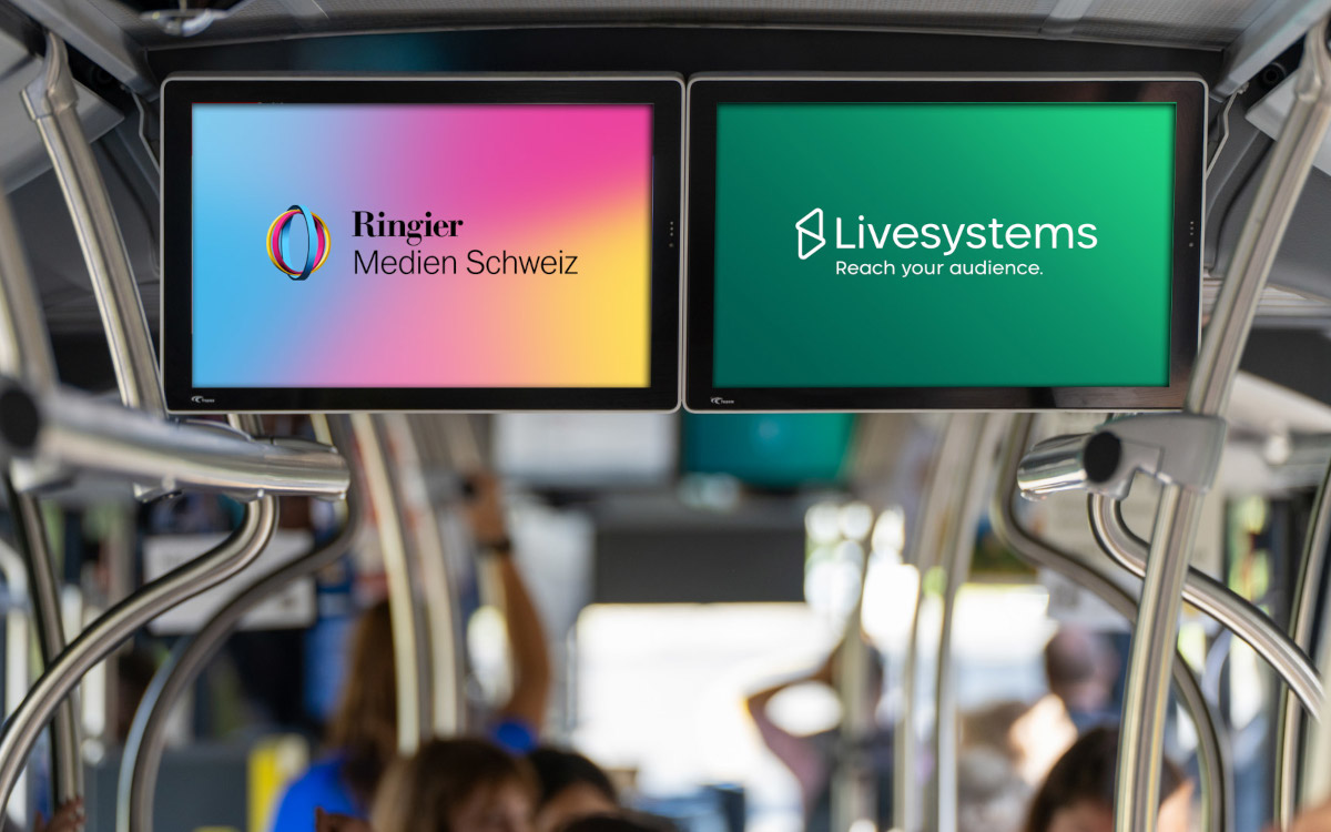 DooH-Partnerschaft: Ringier vermarktet Livesystems-Screens