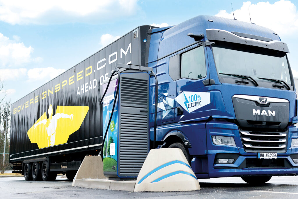 Fraport betreibt Schnellladepunkte für batterieelektrische Lastkraftwagen