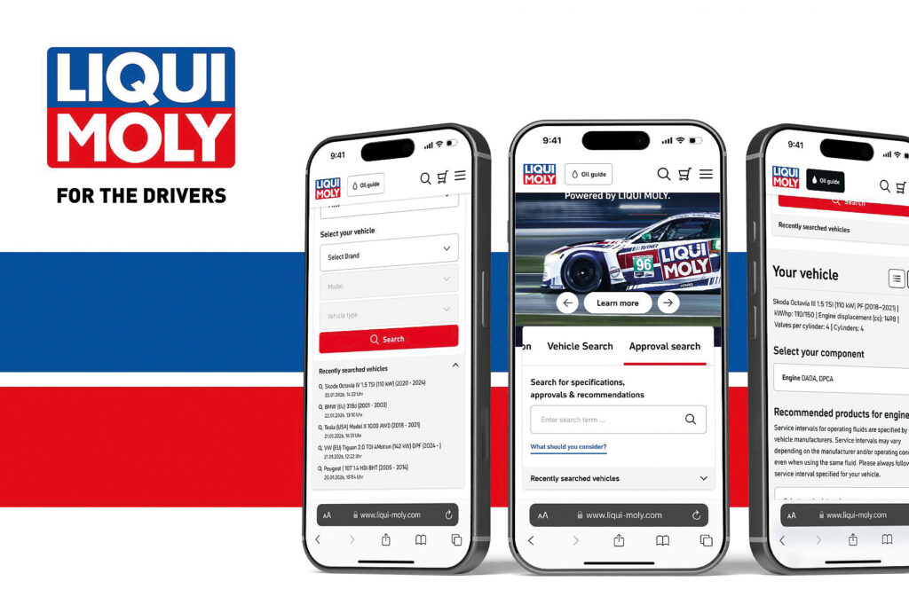 Ölwegweiser 2.0 von LIQUI MOLY – smarter, schneller, bedienfreundlicher