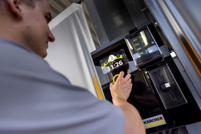 Kärcher – Neues Start- und Bezahlsystem „K!Control SB“ für SB-Waschanlagen