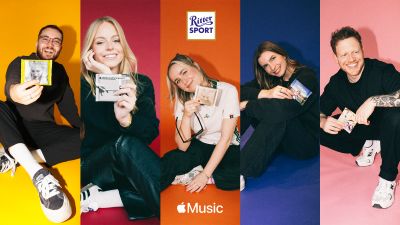 Ritter Sport – Limited Edition ab 2. März: Albumcover aus Schokolade mit „Apple Music“